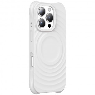 Чехол TPU Orbit with MagSafe для Apple iPhone 16 Pro (6.3") White