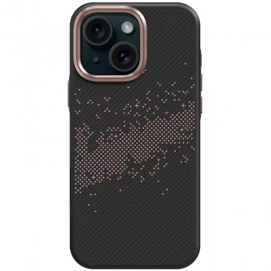 TPU чохол Monzo (MagFit) для Apple iPhone 14 / 13 (6.1") Titanium gold