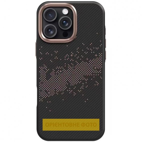 TPU чехол Monzo (MagFit) для Apple iPhone 16 (6.1") Titanium gold