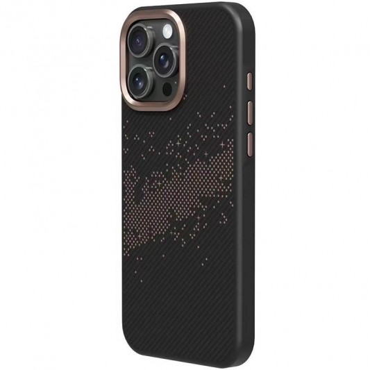 TPU чохол Monzo (MagFit) для Apple iPhone 16 Pro Max (6.9") Titanium gold - зображення 2 