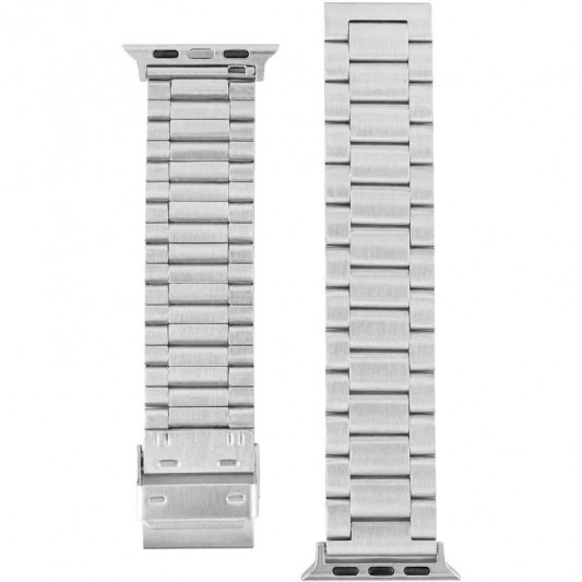 Ремінець Steel Elegance для Apple Watch 38/40/41/42mm(ser.10) Silver - зображення 5 