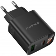МЗП Borofone BA96A Ilustre with digital display PD20W+QC3.0 (1USB-A/1C) Black