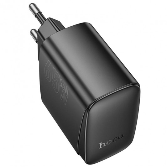 МЗП Hoco CS63A Bright PD65W (1USB-A/1C) Black - зображення 1 