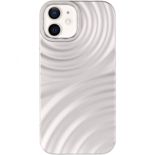 Чохол TPU MonoWave для Apple iPhone 12 Pro / 12 (6.1") Light Gray - зображення 1 