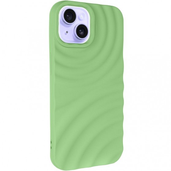 Чохол TPU MonoWave для Apple iPhone 15 (6.1") Light Green