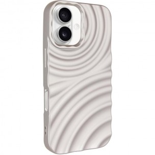 Чехол TPU MonoWave для Apple iPhone 16 (6.1") Light Gray