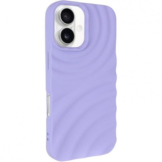 Чехол TPU MonoWave для Apple iPhone 16 (6.1") Light Blue