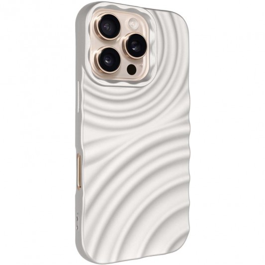 Чохол TPU MonoWave для Apple iPhone 16 Pro (6.3") Light Gray