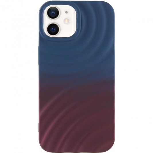 Чохол TPU ColorWave для Apple iPhone 12 Pro / 12 (6.1") Navy Blue / Plum - зображення 1 