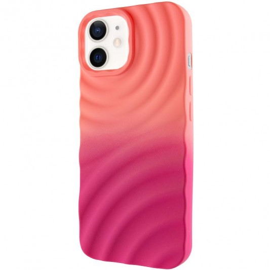 Чохол TPU ColorWave для Apple iPhone 12 Pro / 12 (6.1") Peach / Pink
