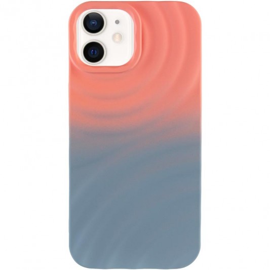 Чохол TPU ColorWave для Apple iPhone 12 Pro / 12 (6.1") Peach / Sky - зображення 1 