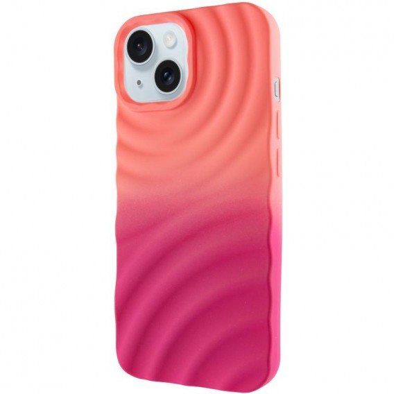 Чехол TPU ColorWave для Apple iPhone 13/14 (6.1") Peach / Pink