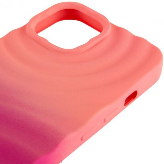 Чохол TPU ColorWave для Apple iPhone 13 / 14 (6.1") Peach / Pink - зображення 3 