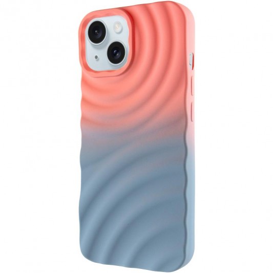 Чохол TPU ColorWave для Apple iPhone 13 / 14 (6.1") Peach / Sky