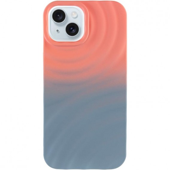 Чехол TPU ColorWave для Apple iPhone 13/14 (6.1") Peach/Sky