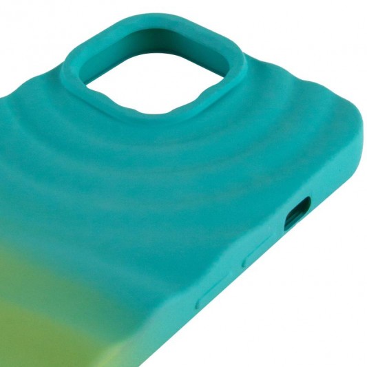 Чохол TPU ColorWave для Apple iPhone 13 / 14 (6.1") Marine Green / Mint - зображення 3 