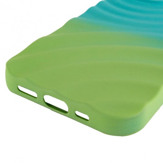 Чохол TPU ColorWave для Apple iPhone 13 / 14 (6.1") Marine Green / Mint - зображення 4 