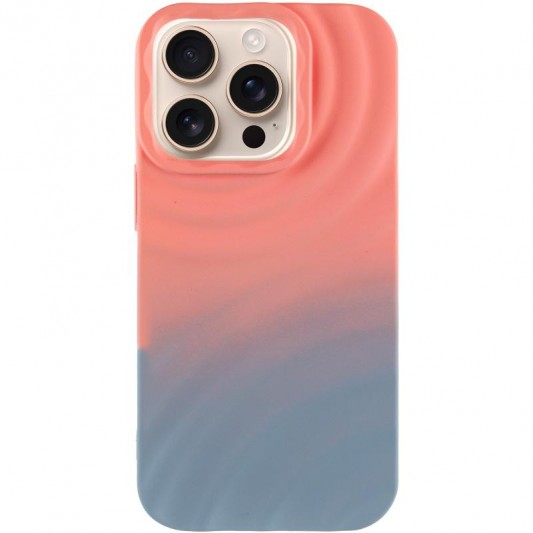 Чохол TPU ColorWave для Apple iPhone 14 Pro (6.1") Peach / Sky - зображення 1 
