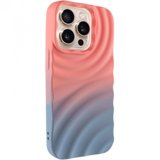 Чохол TPU ColorWave для Apple iPhone 14 Pro Max (6.7") Peach / Sky