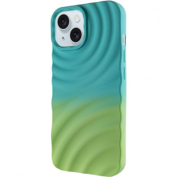 Чохол TPU ColorWave для Apple iPhone 15 (6.1") Marine Green / Mint