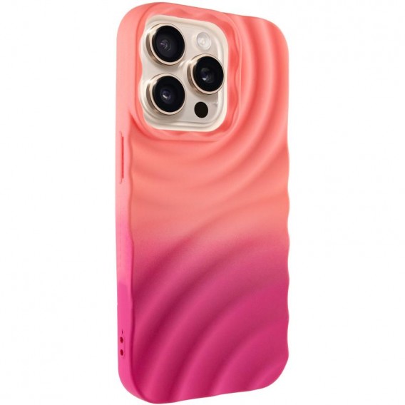 Чохол TPU ColorWave для Apple iPhone 15 Pro (6.1") Peach / Pink