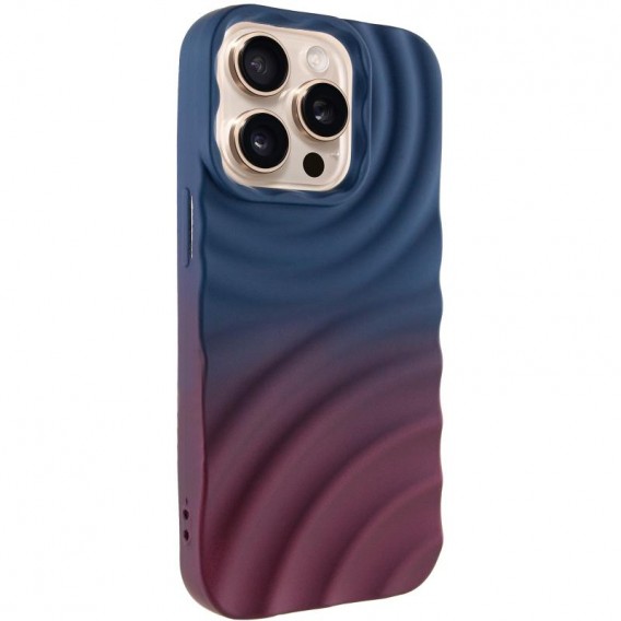 Чохол TPU ColorWave для Apple iPhone 15 Pro Max (6.7") Navy Blue / Plum