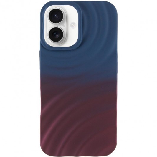 Чохол TPU ColorWave для Apple iPhone 16 (6.1") Navy Blue / Plum - зображення 1 