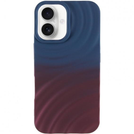 Чехол TPU ColorWave для Apple iPhone 16 (6.1") Navy Blue / Plum