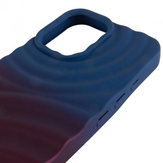 Чохол TPU ColorWave для Apple iPhone 16 (6.1") Navy Blue / Plum - зображення 3 