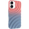 Чохол TPU ColorWave для Apple iPhone 16 (6.1") Peach / Sky