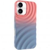 Чехол TPU ColorWave для Apple iPhone 16 (6.1 дюйма) Peach / Sky Чехол TPU ColorWave для Apple iPhone 16 (6.1 дюйма) Peach / Sky