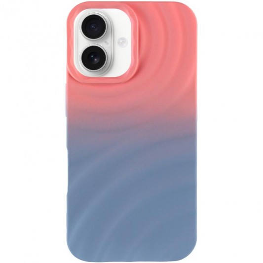 Чохол TPU ColorWave для Apple iPhone 16 (6.1") Peach / Sky - зображення 1 