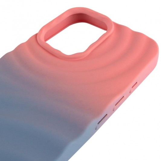 Чохол TPU ColorWave для Apple iPhone 16 (6.1") Peach / Sky - зображення 3 