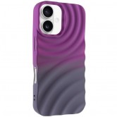 Чехол TPU ColorWave для Apple iPhone 16 (6.1 дюйма) Purple / Gray Чехол TPU ColorWave для Apple iPhone 16 (6.1 дюйма) Purple / Gray