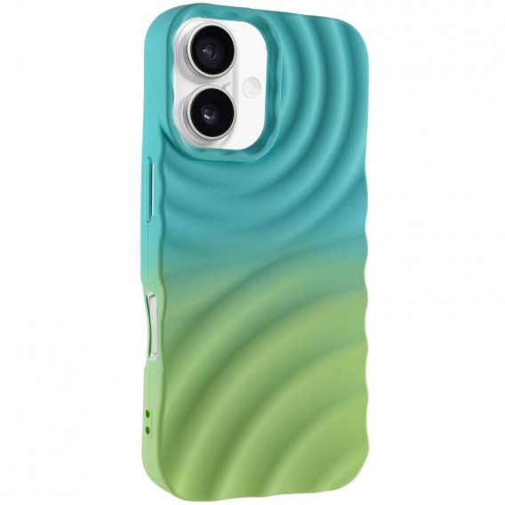 Чохол TPU ColorWave для Apple iPhone 16 (6.1") Marine Green / Mint