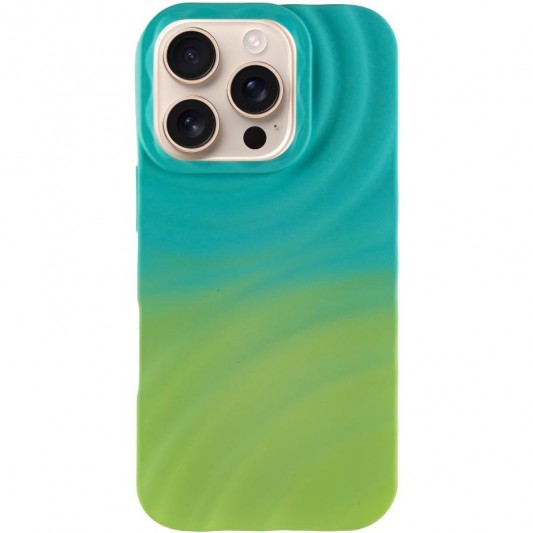 Чохол TPU ColorWave для Apple iPhone 16 Pro (6.3") Marine Green / Mint - зображення 1 