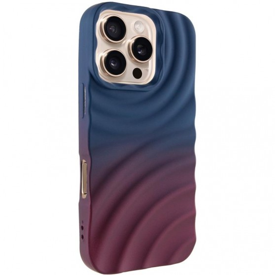 Чохол TPU ColorWave для Apple iPhone 16 Pro Max (6.9") Navy Blue / Plum