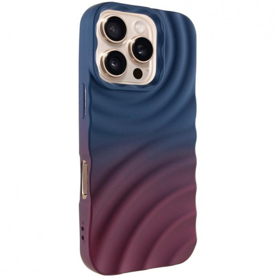 Чехол TPU ColorWave для Apple iPhone 16 Pro Max (6.9") Navy Blue / Plum