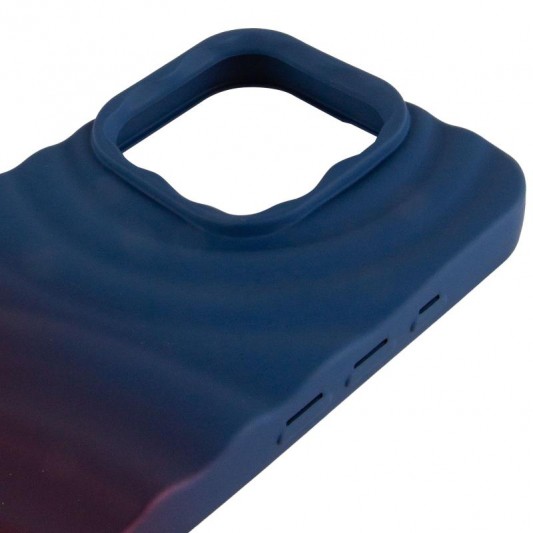 Чохол TPU ColorWave для Apple iPhone 16 Pro Max (6.9") Navy Blue / Plum - зображення 3 