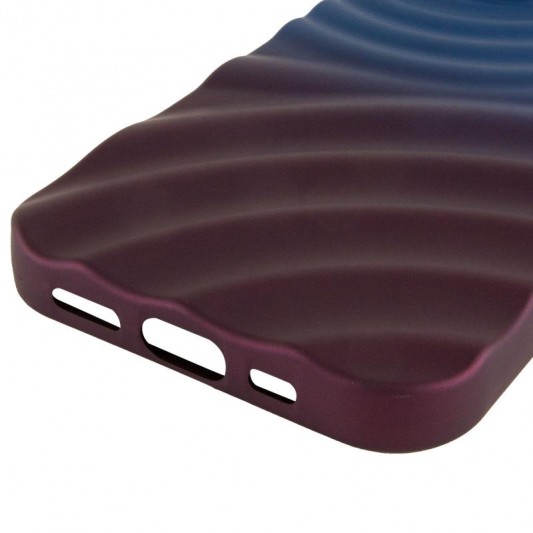 Чохол TPU ColorWave для Apple iPhone 16 Pro Max (6.9") Navy Blue / Plum - зображення 4 