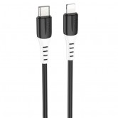 Дата кабель Hoco X82 Silicone Type-C to Lightning 20W (1m) Black