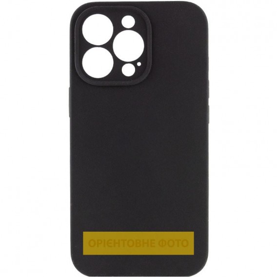 Чохол Silicone Case Full Camera Protective (AA) NO LOGO для Apple iPhone 16e (6.1") Чорний / Black