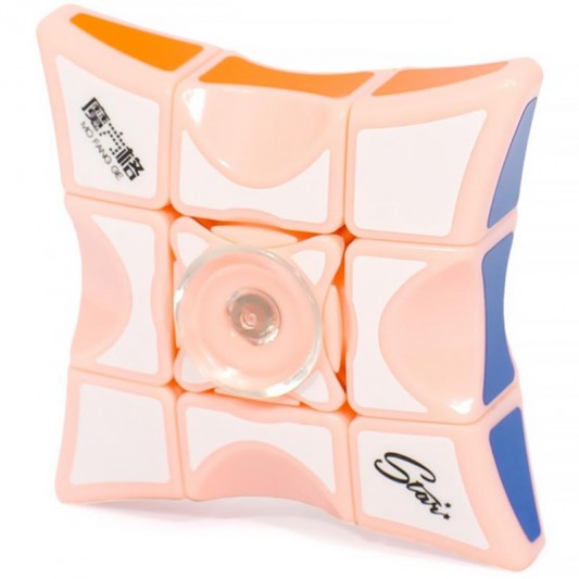 Дитяча інтерактивна головоломка Rubik's Cube Fingertips Spinner Coral - зображення 1 