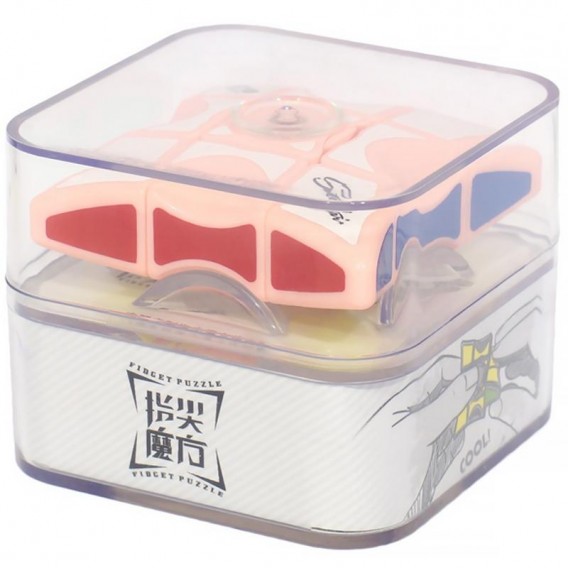 Дитяча інтерактивна головоломка Rubik's Cube Fingertips Spinner Coral