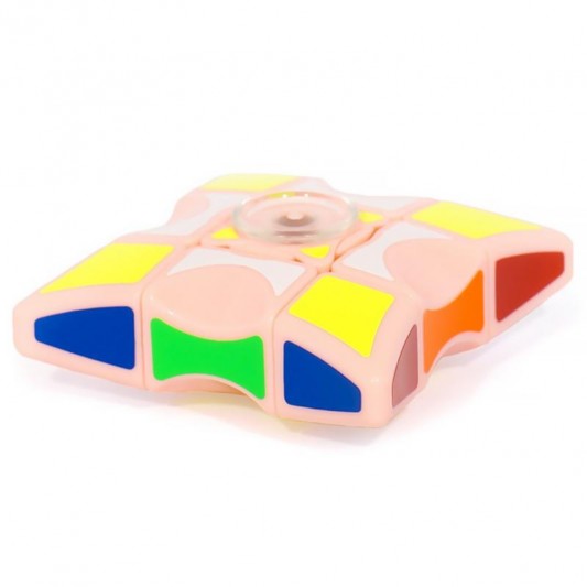 Дитяча інтерактивна головоломка Rubik's Cube Fingertips Spinner Coral - зображення 3 