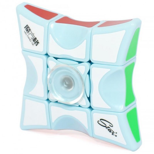 Дитяча інтерактивна головоломка Rubik's Cube Fingertips Spinner Water Blue - зображення 1 