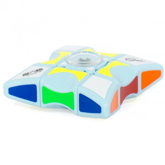 Дитяча інтерактивна головоломка Rubik's Cube Fingertips Spinner Water Blue - зображення 3 