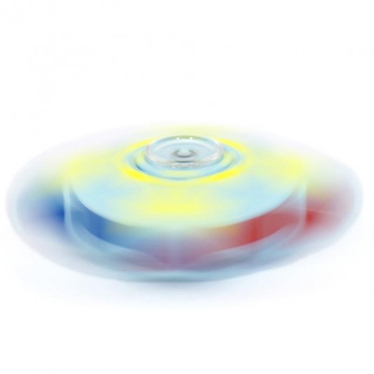 Дитяча інтерактивна головоломка Rubik's Cube Fingertips Spinner Water Blue - зображення 4 