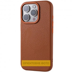 Чехол Syndee with MagSafe для Apple iPhone 12 Pro Max (6.7") Golden Brown