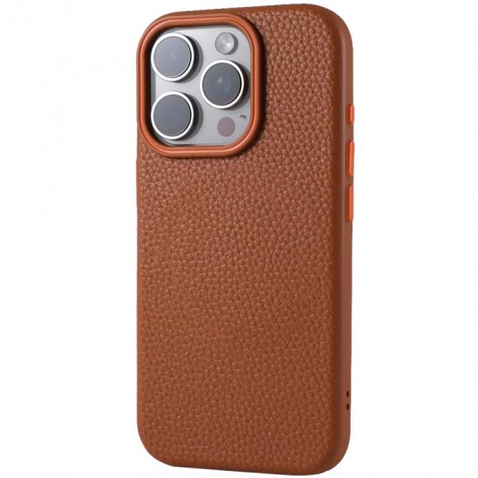 Чохол Syndee with MagSafe для Apple iPhone 13 Pro (6.1") Golden Brown